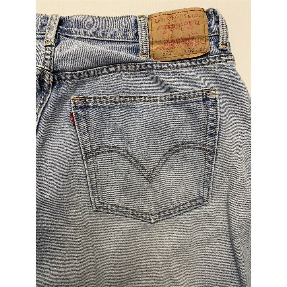 Levi's 36 x 32 560 Comfort Fit Stonewash Cotton‎ Denim Jeans
